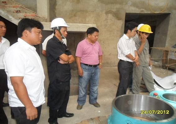 Chủ tịch HĐQT đã đến làm việc và kiểm tra các hạng mục thi công tại Công trường NMTĐ Tà Cọ, tỉnh Sơn La