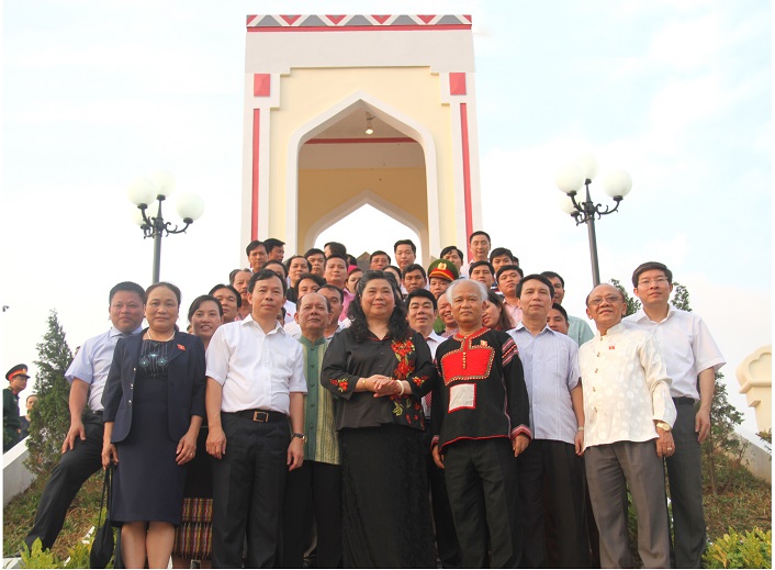 Lễ khánh thành Nhà bia tưởng niệm liệt sỹ xã Ba Vì, huyện Ba Vì, thành phố Hà Nội năm 2015