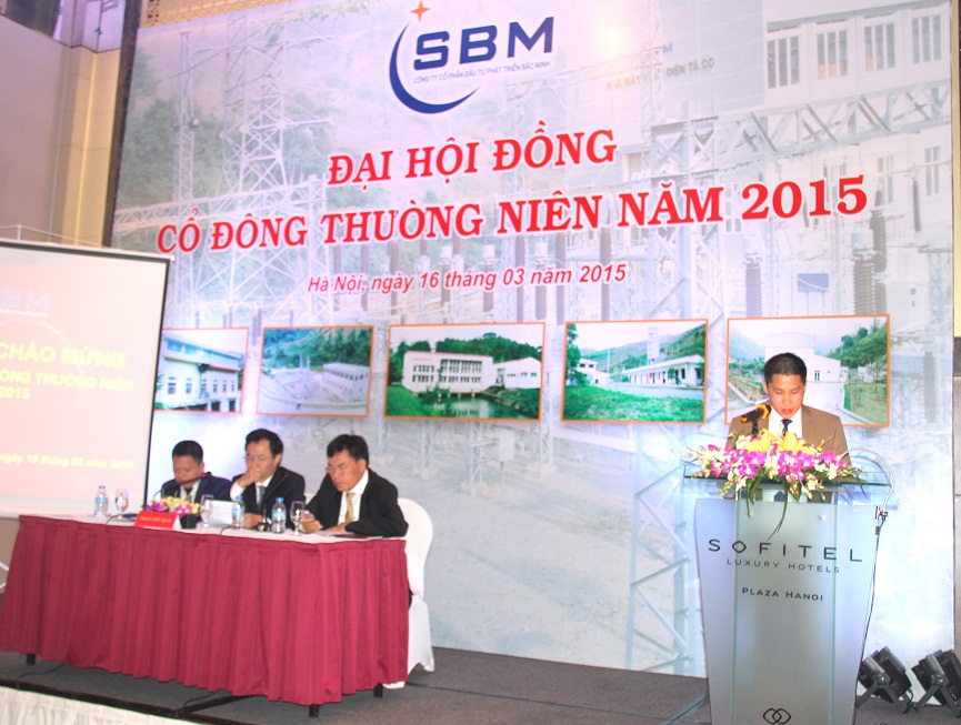 Đại hội đồng cổ đông thường niên năm 2015 – Công ty Cổ phần đầu tư phát triển Bắc Minh